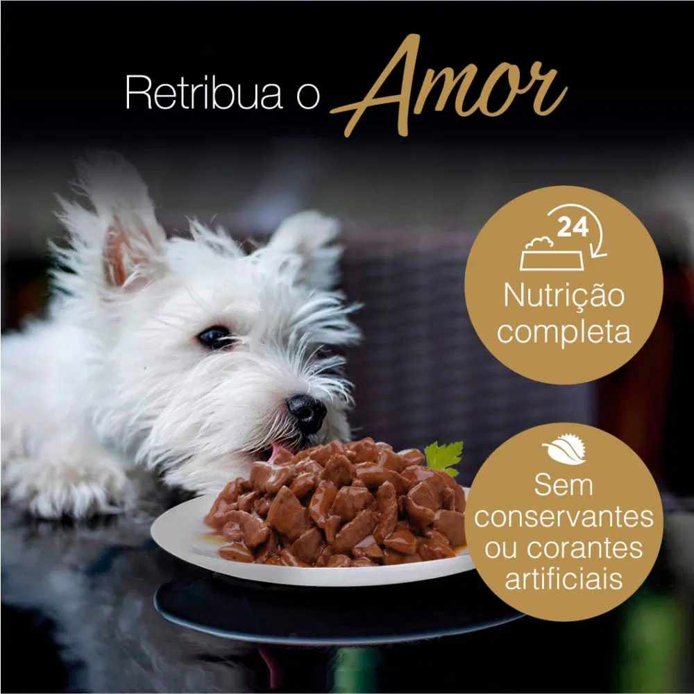 Ração Úmida Cesar para Cães Adultos Sachê Filé Mignon — foto 4