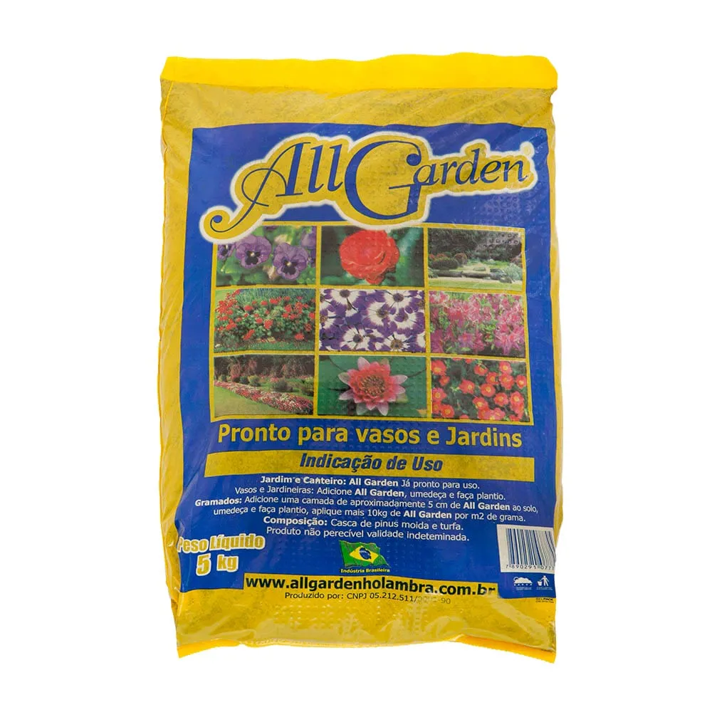 Substrato All Garden Turfa Pronto Uso