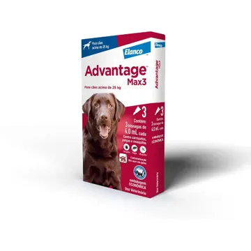 Antipulgas Advantage Max3 Cães mais de 25kg