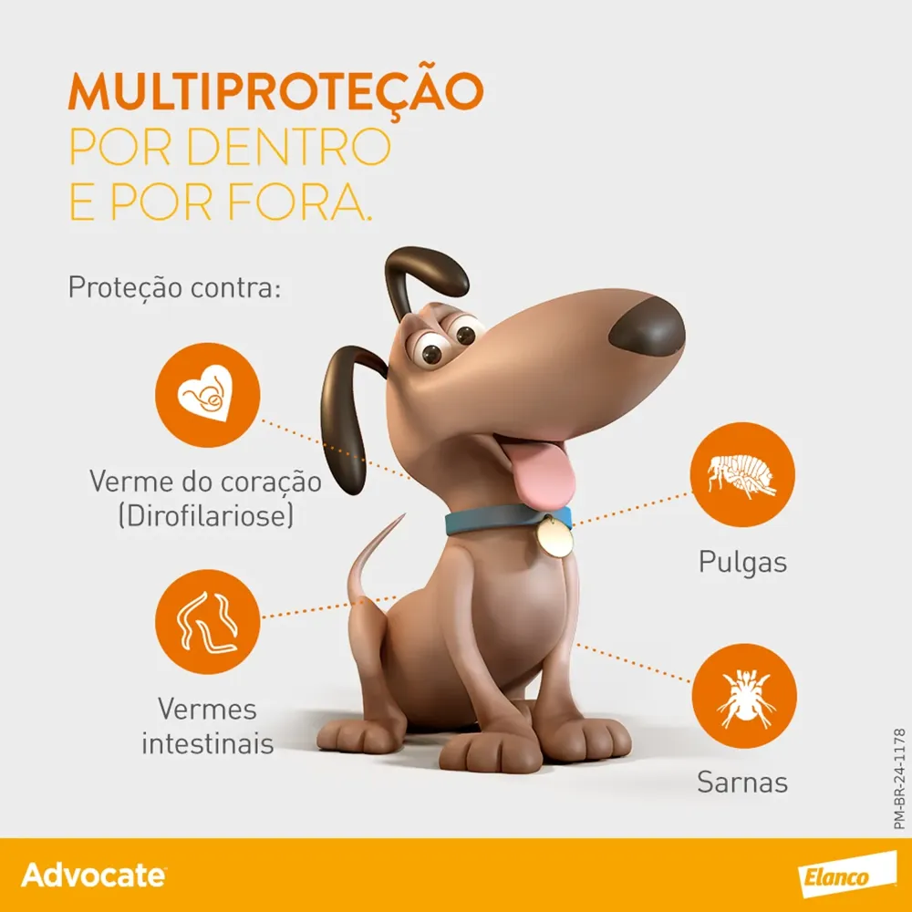 Antipulgas Advocate Cães 10 a 25kg — foto 3