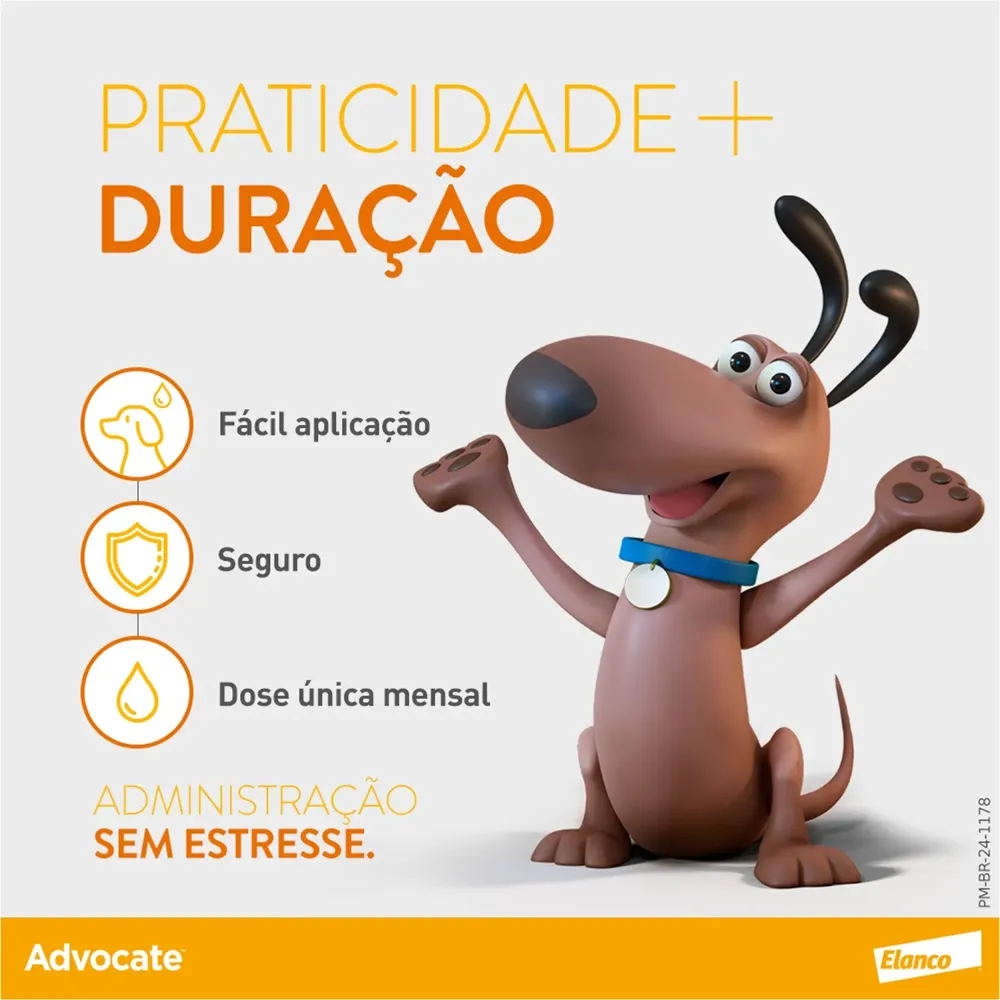 Antipulgas Advocate Cães 4 a 10kg — foto 5