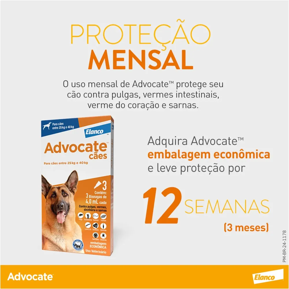 Antipulgas Advocate Cães mais de 25kg — foto 6