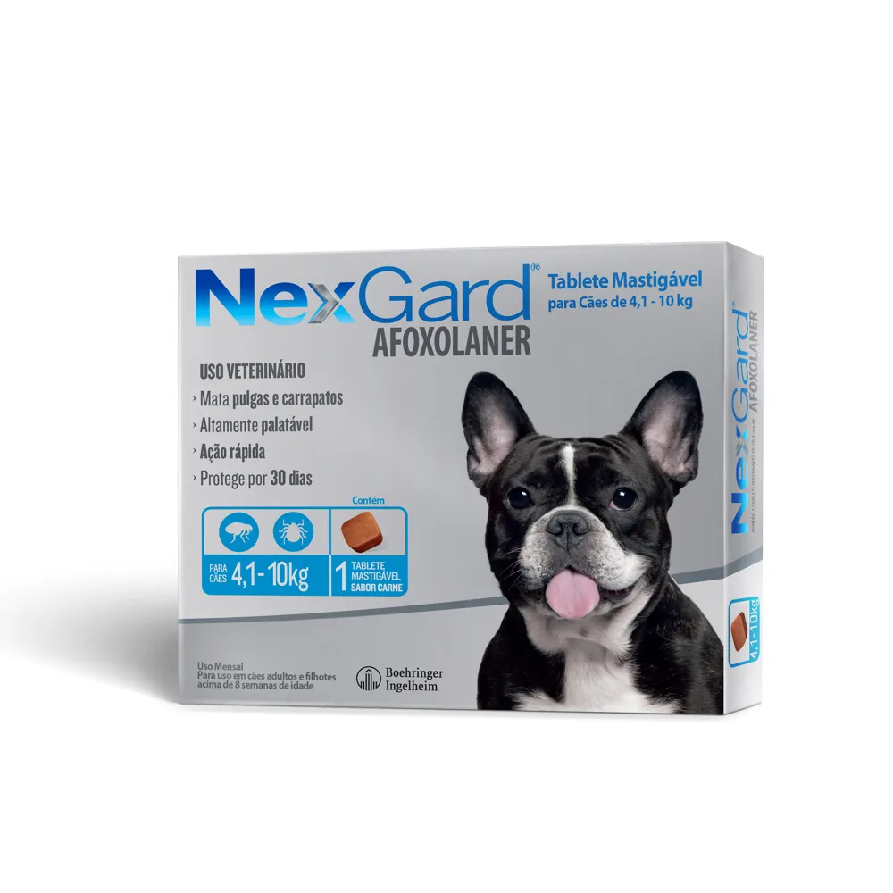 NexGard Antipulgas e Carrapatos de 4,1 a 10kg para Cães — foto 2