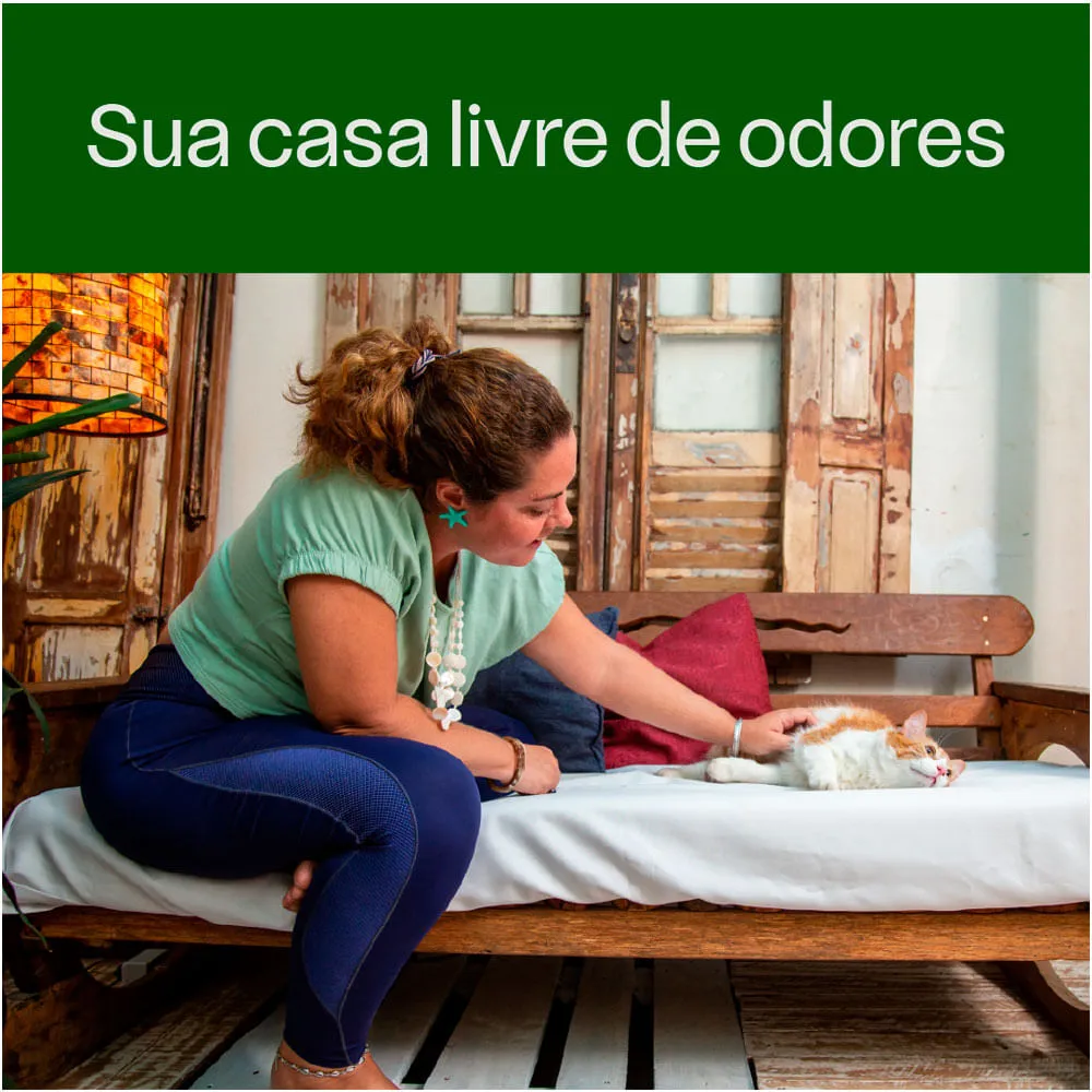 Areia Higiênica Biodegradável Milho e Mandioca Grãos Finos Viva Verde — foto 4