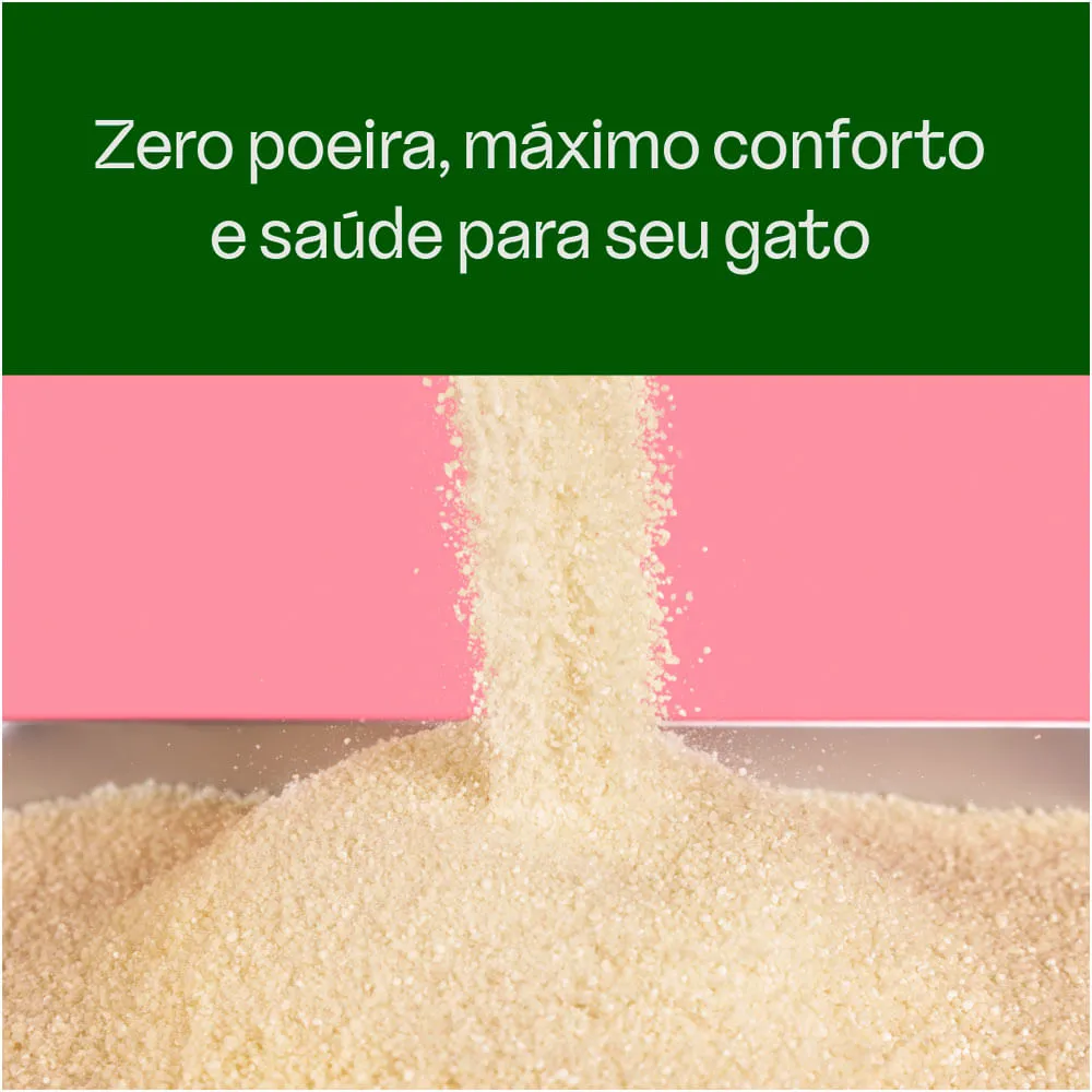 Areia Higiênica Biodegradável Milho e Mandioca Grãos Mistos Viva Verde — foto 5