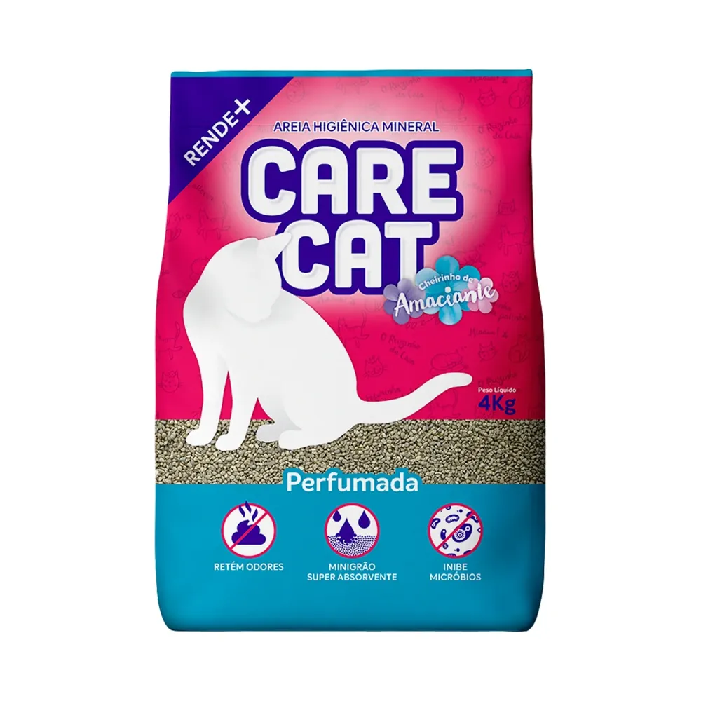 Areia Higiênica para Gatos Carecat Perfumada — foto 2
