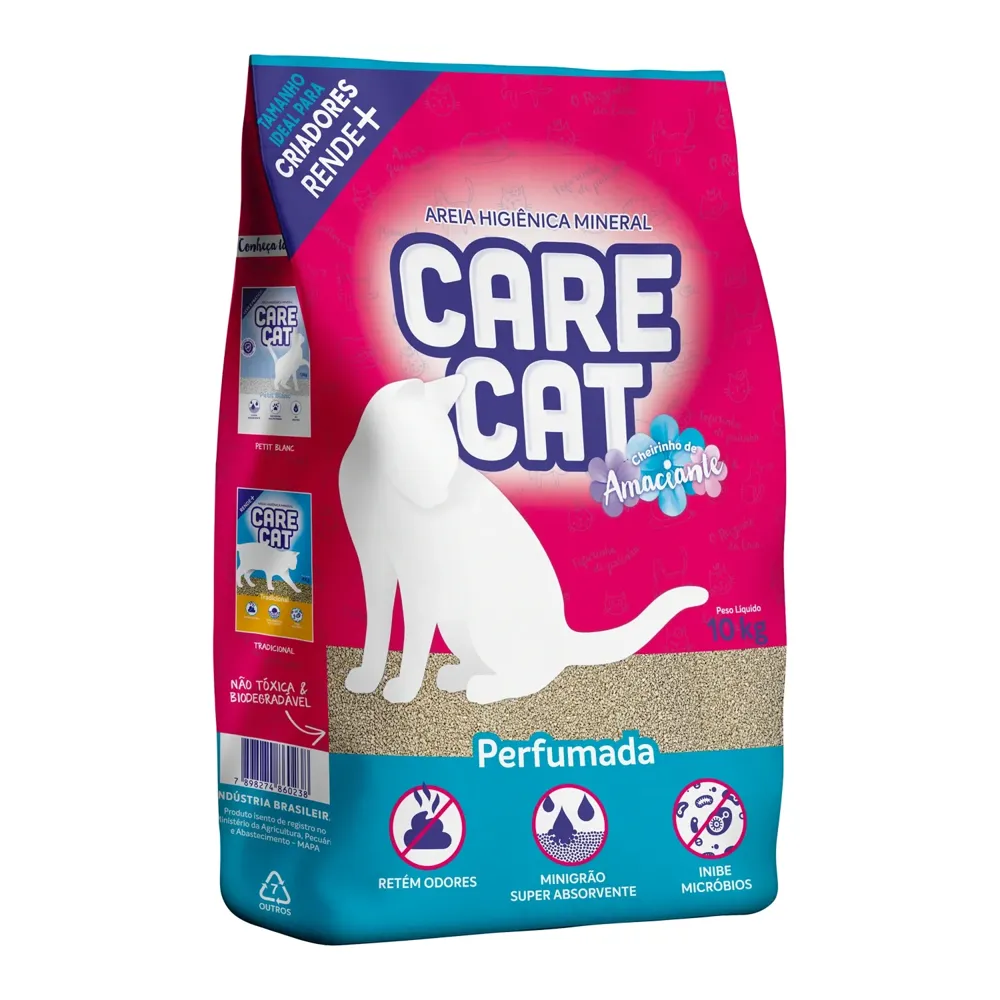 Areia Higiênica para Gatos Carecat Perfumada — foto 5