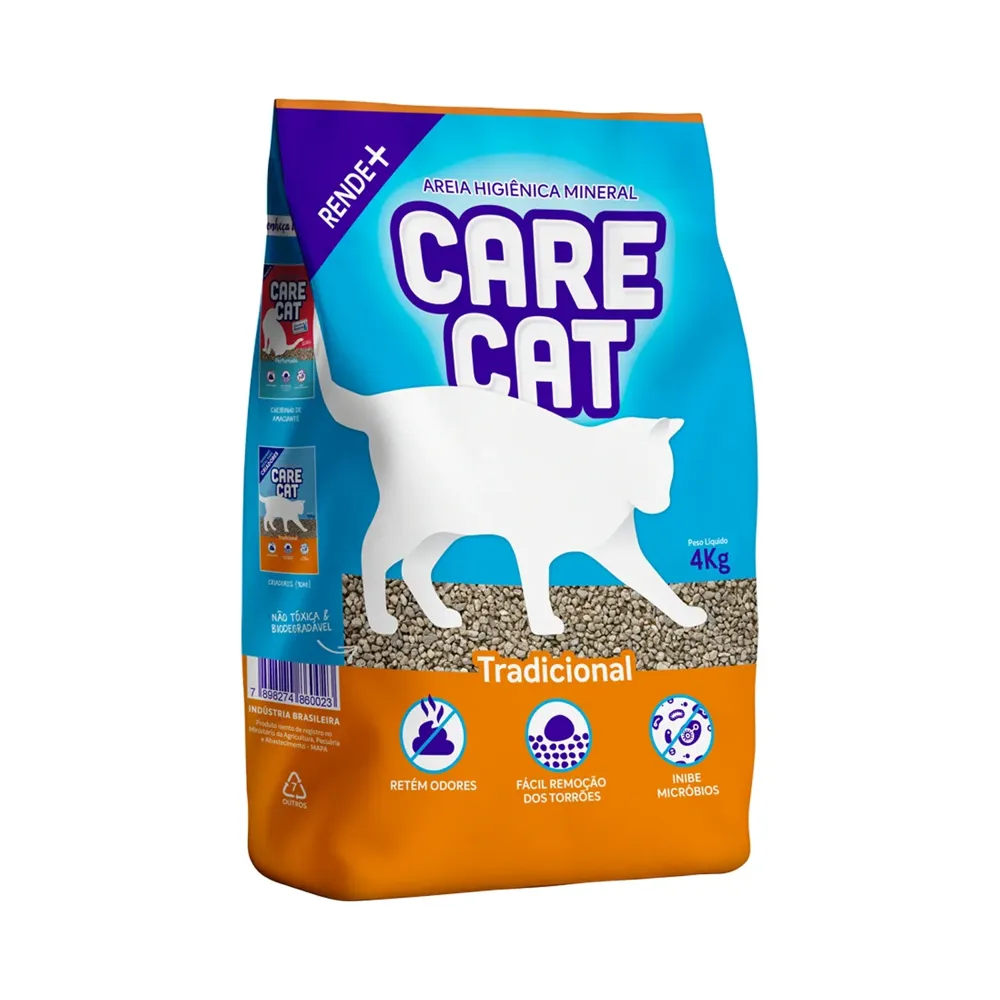 Areia Higiênica para Gatos Carecat Tradicional