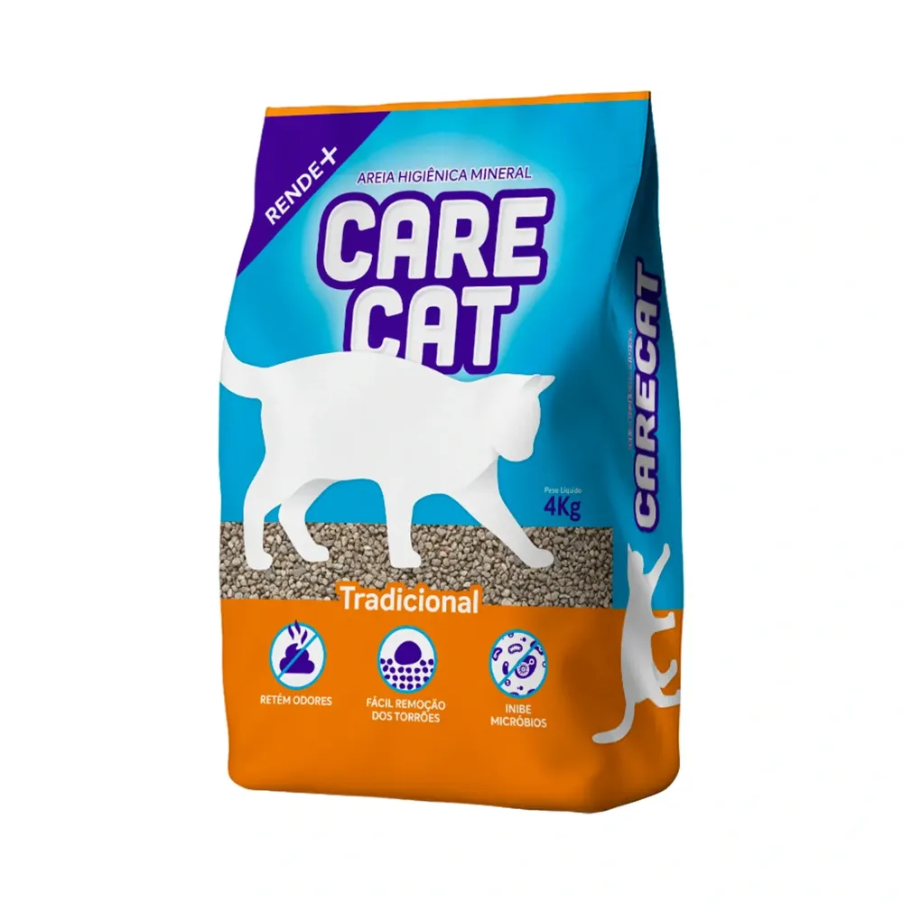 Areia Higiênica para Gatos Carecat Tradicional — foto 3
