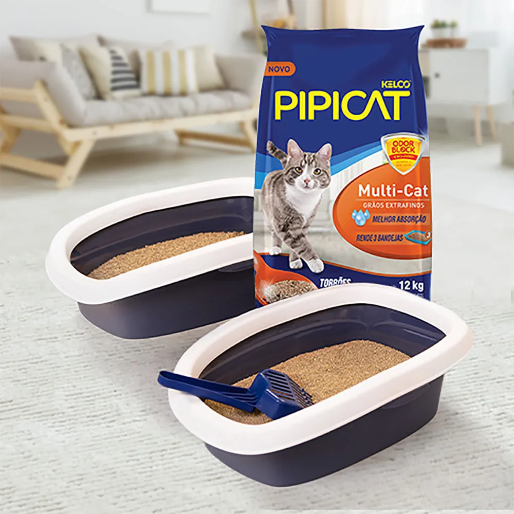 Areia Pipicat Multi-Cat Odor Block para Gatos — foto 5
