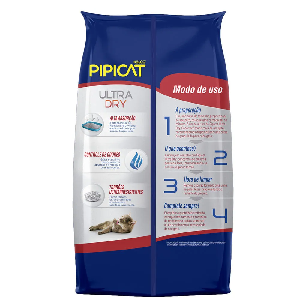 Areia Pipicat Ultra Dry para Gatos — foto 2