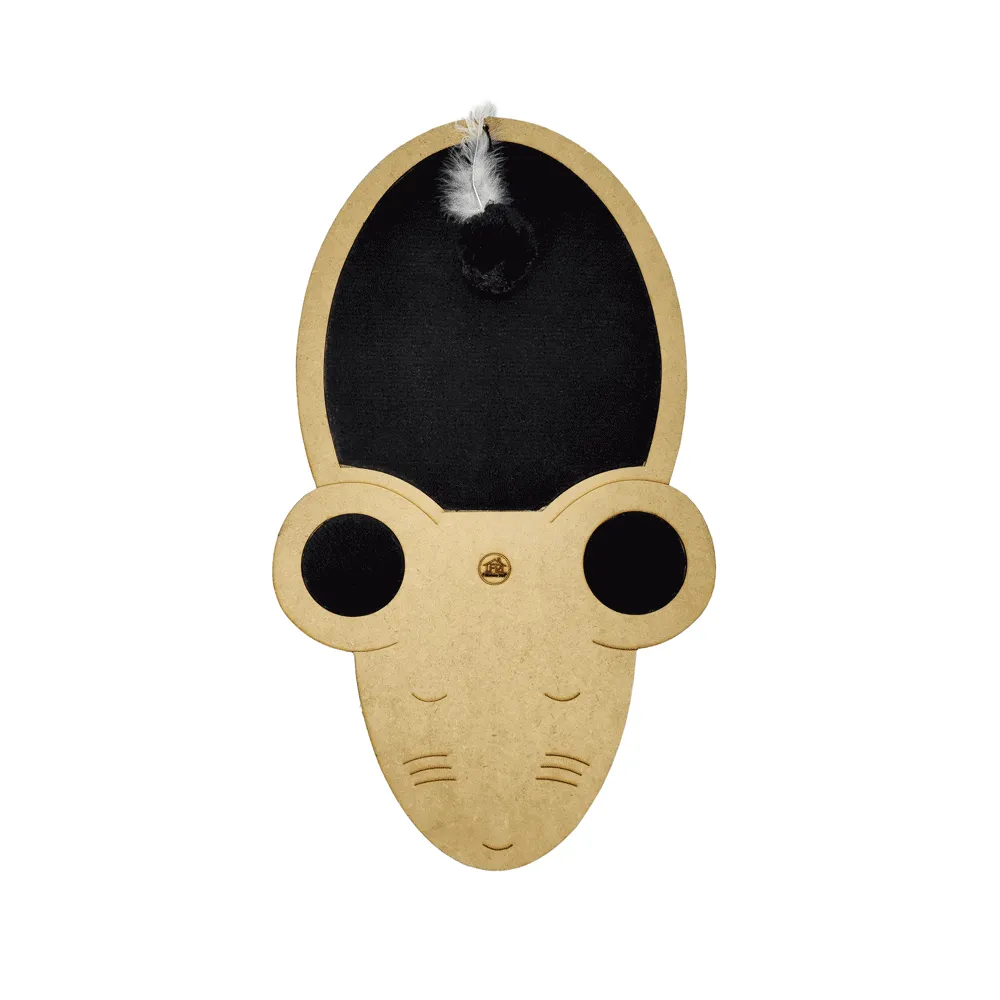 Arranhador Joy Mouse Fábrica Pet Preto