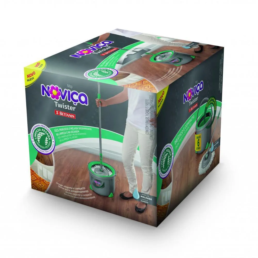 Balde Mop Noviça Twister Bettanin — foto 4