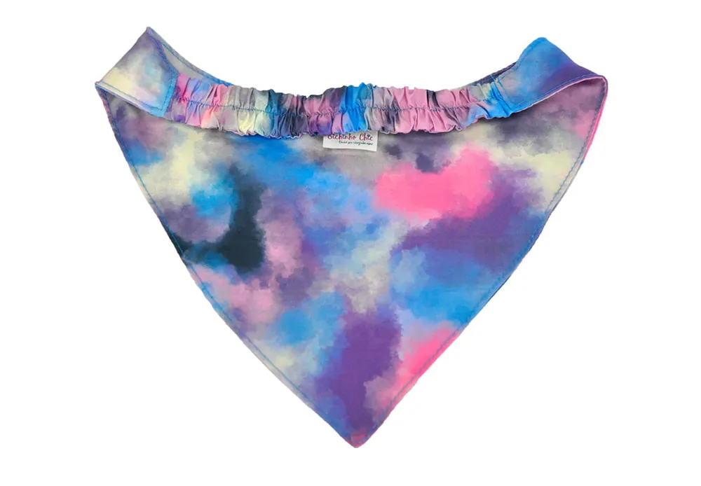 Bandana Tie Dye Bichinho Chic Rosa — foto 2