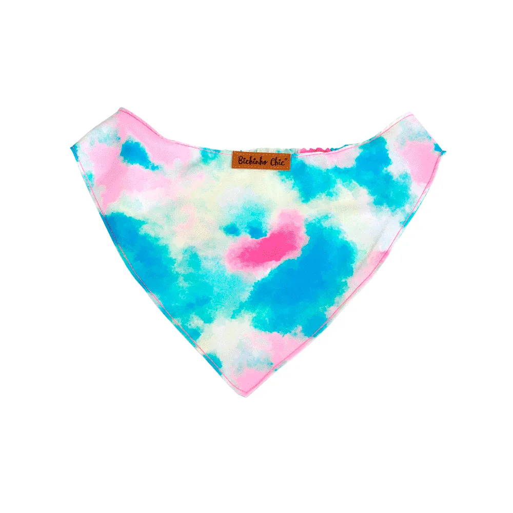 Bandana Tie Dye Bichinho Chic Azul