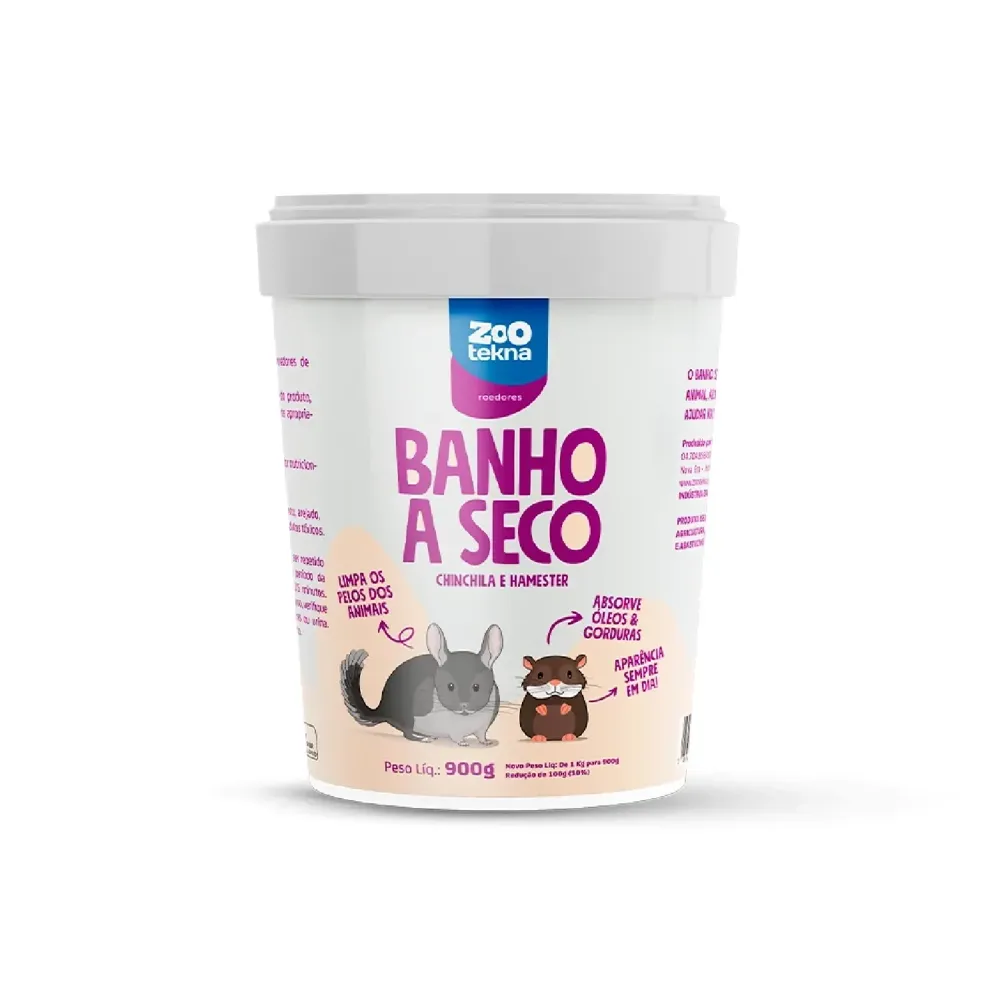 Banho a Seco para Roedores Zootekna