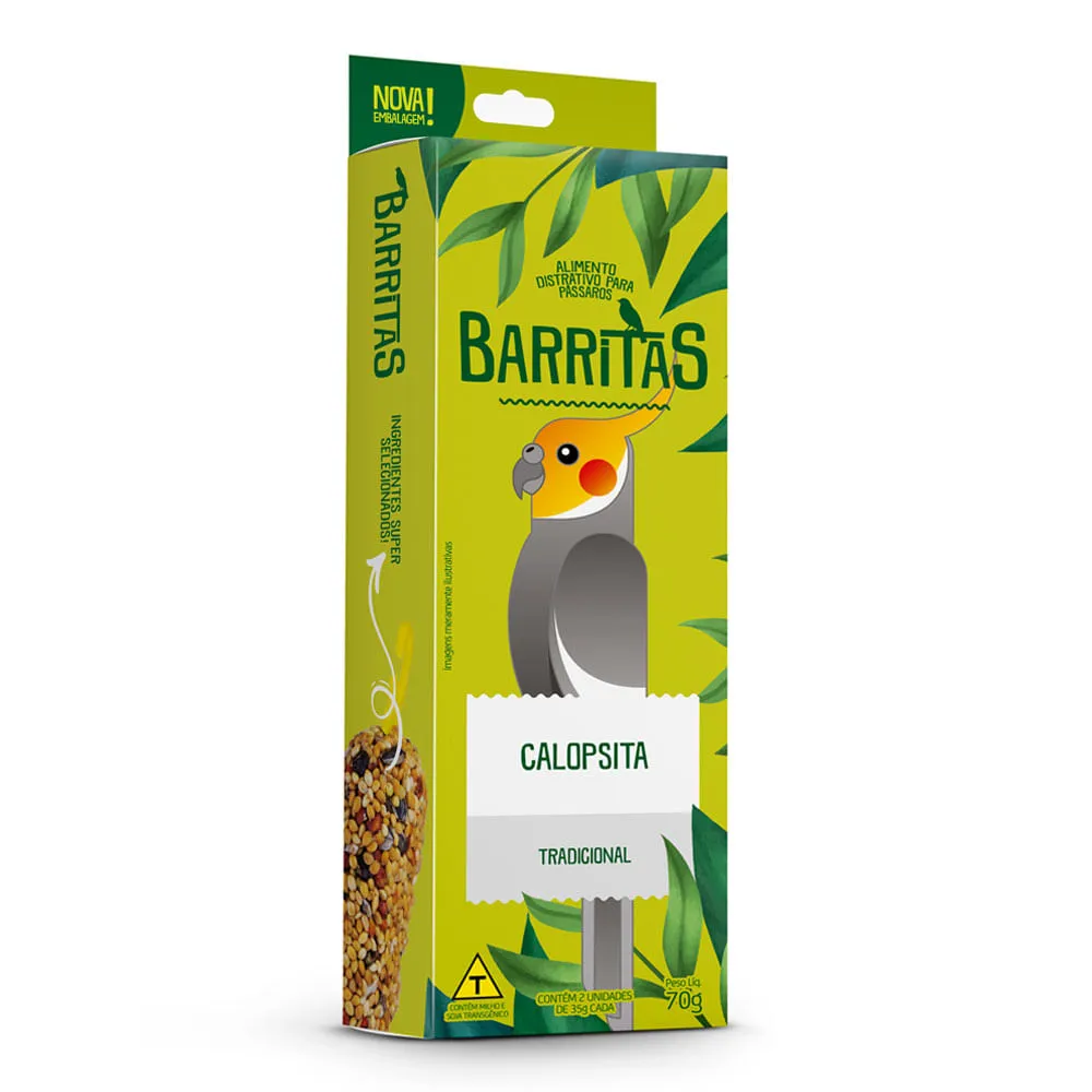 Bastão de Sementes Barritas Calopsita Zootekna