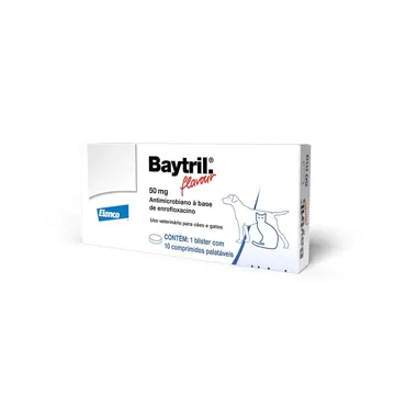 Baytril Flavour 50mg Antimicrobiano