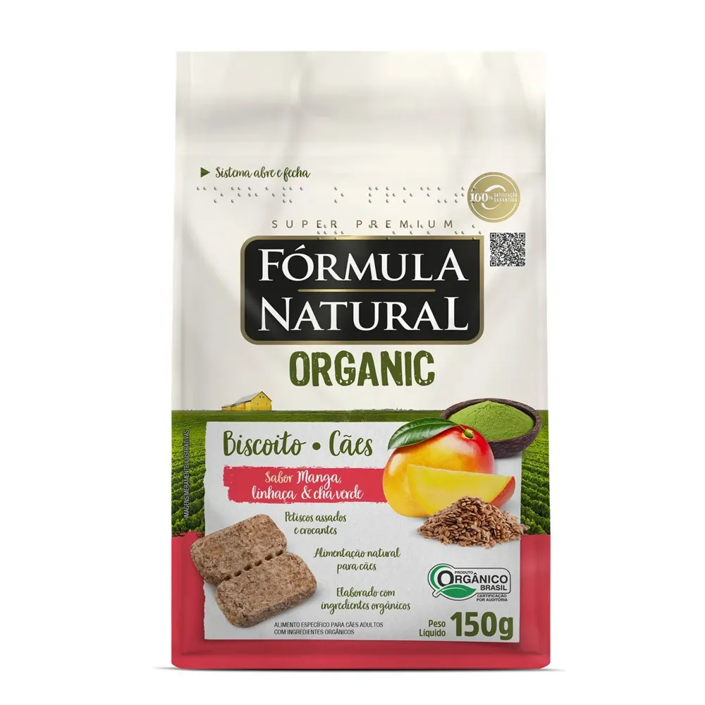 Biscoito Fórmula Natural Organic Cães Adultos Manga