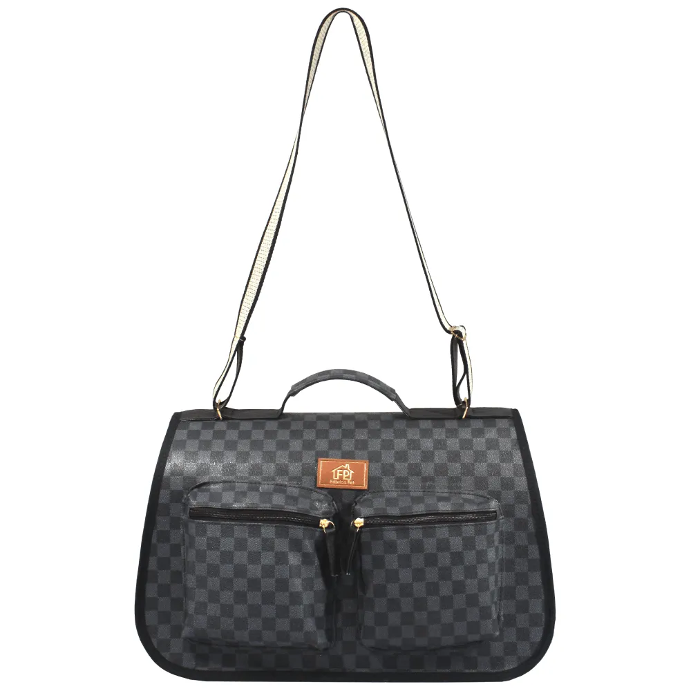 Bolsa de Transporte Fechada Luxo Fábrica Pet Grey — foto 2