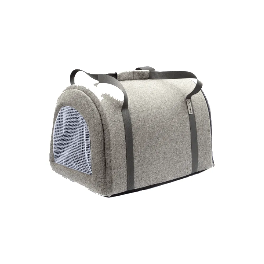 Bolsa de Transporte Veneza Bichinho Chic Cinza — foto 2