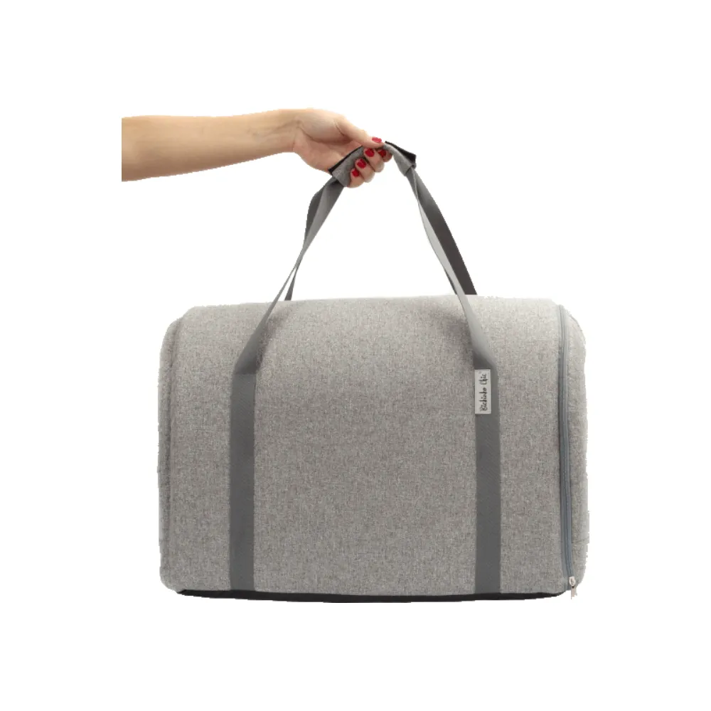 Bolsa de Transporte Veneza Bichinho Chic Cinza — foto 4