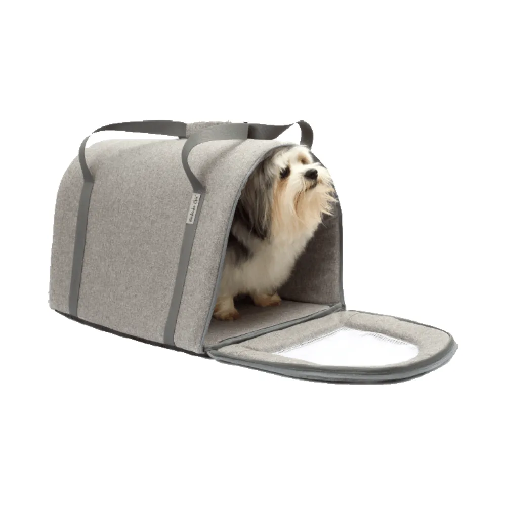 Bolsa de Transporte Veneza Bichinho Chic Cinza — foto 5