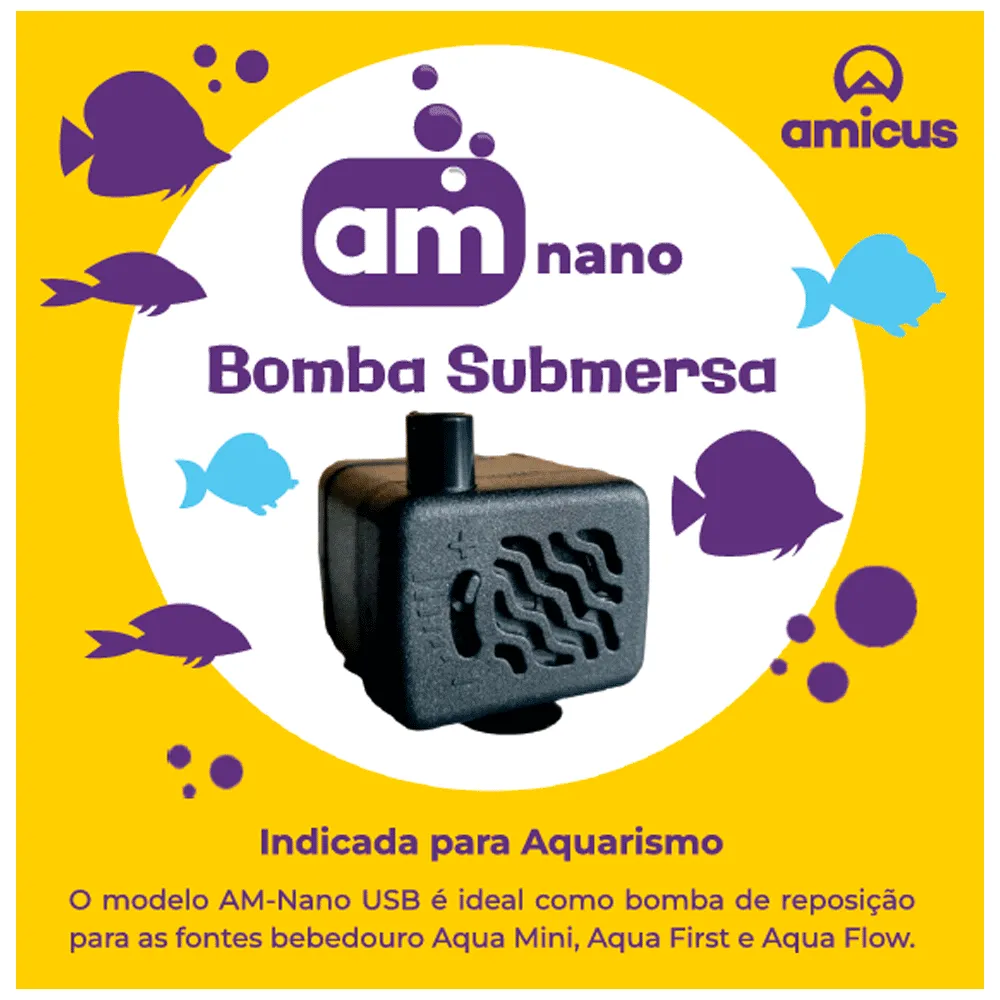 Bomba Submersa AM-Nano para Aquário Amicus — foto 3
