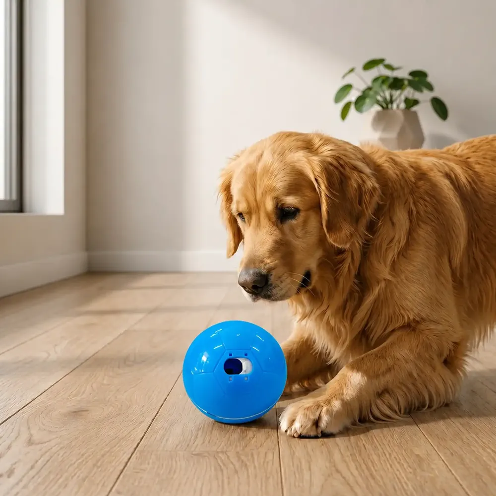 Brinquedo Comedouro Amicus Crazy Ball Azul — foto 6