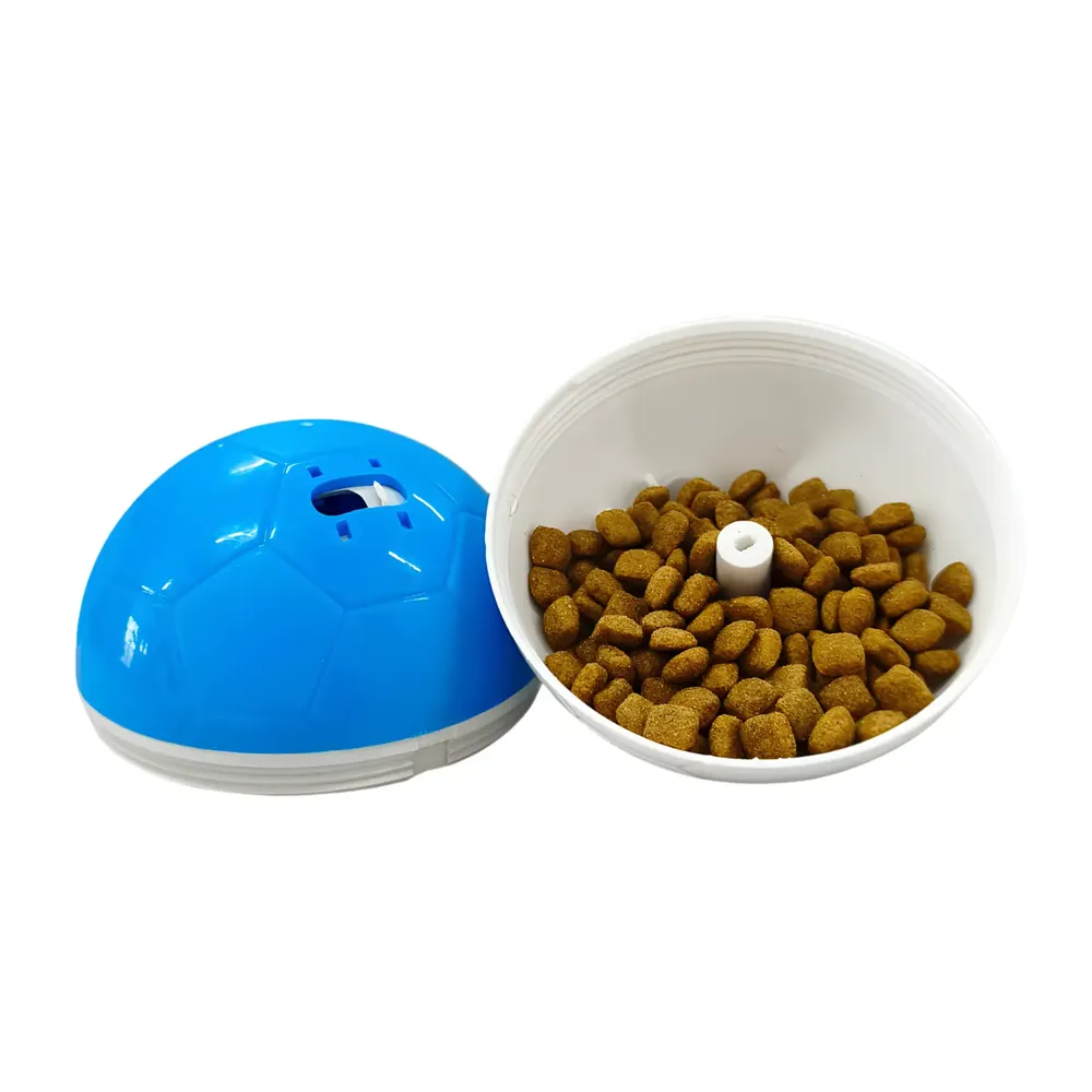 Brinquedo Comedouro Amicus Crazy Ball Azul e Branca — foto 3