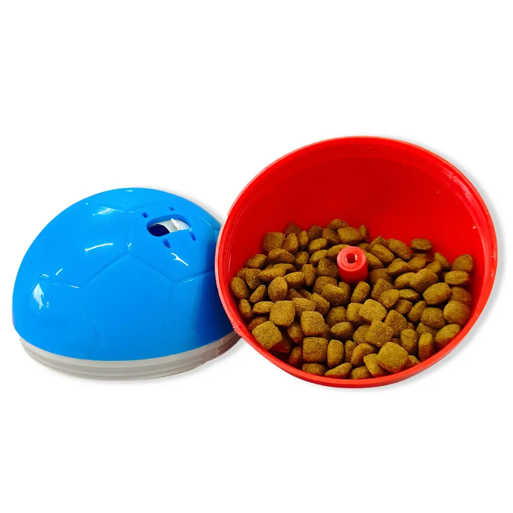 Brinquedo Comedouro Amicus Crazy Ball Vermelho e Azul — foto 3