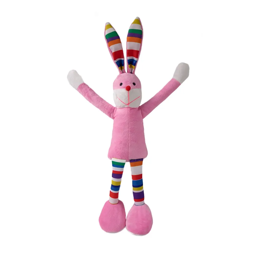 Brinquedo Pelúcia Coelho Pernudo Rosa Fabrica Pet