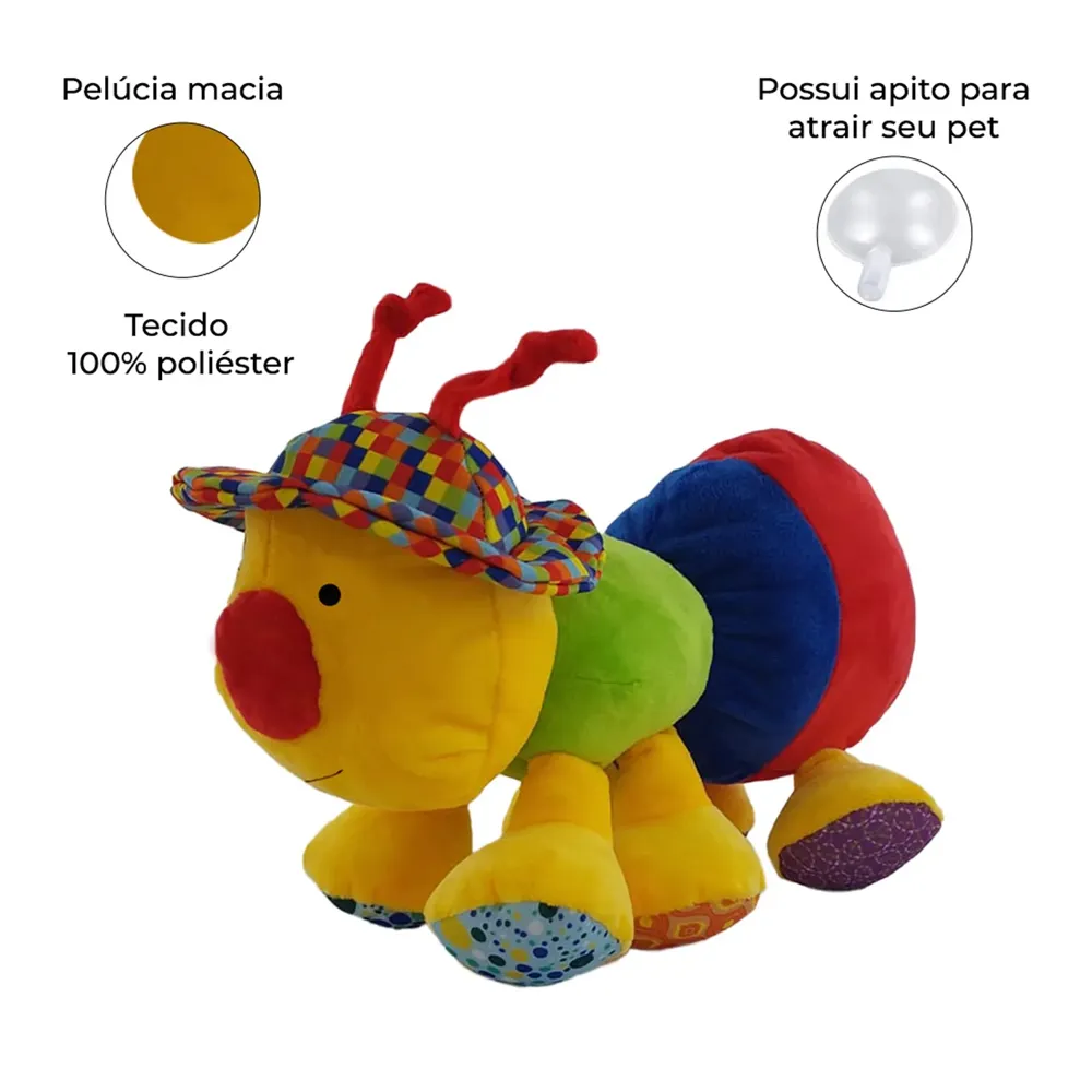Brinquedo Pelúcia Formiguinha Gordinha Fabrica Pet — foto 3