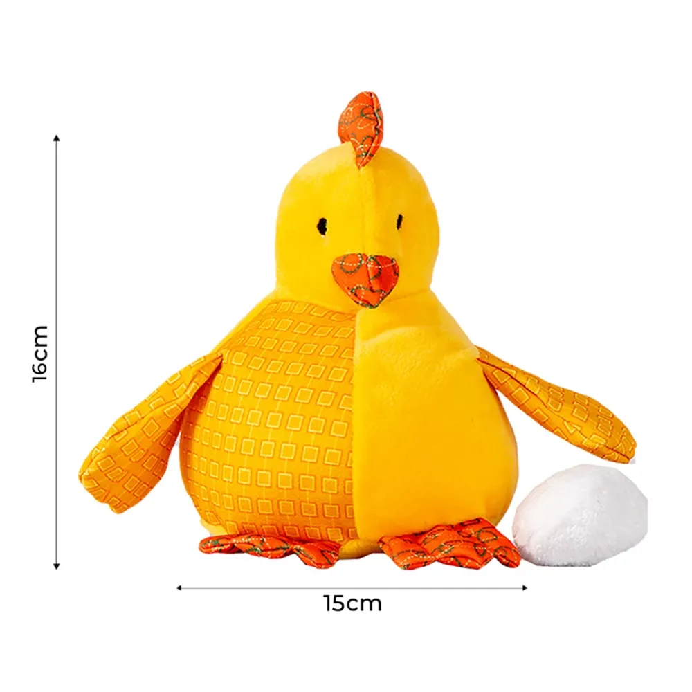 Brinquedo Pelúcia Mamãe Galinha Fabrica Pet — foto 2
