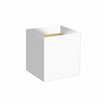 Cachepô Quadrado Arrazo 11cm Branco