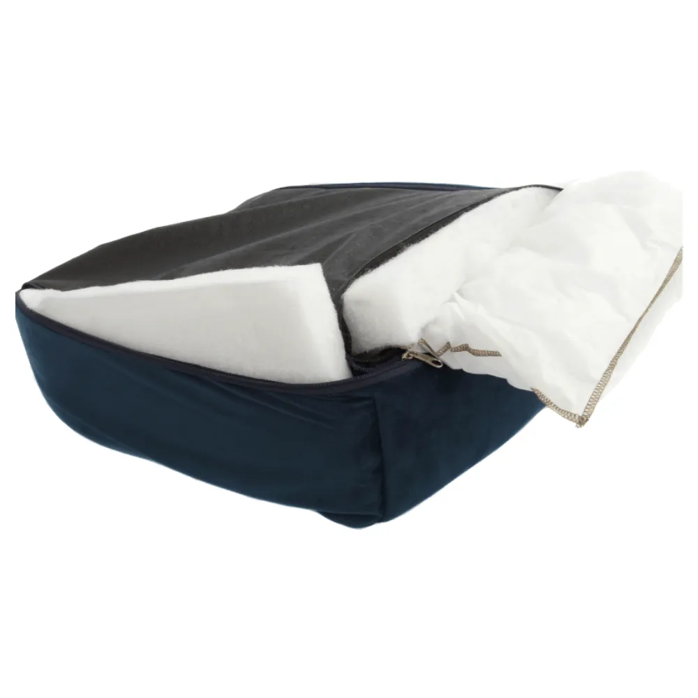 Cama Roma Bichinho Chic Cinza com Marinho — foto 6