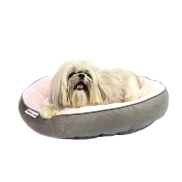Cama Viena Bichinho Chic Rosa para Cães e Gatos