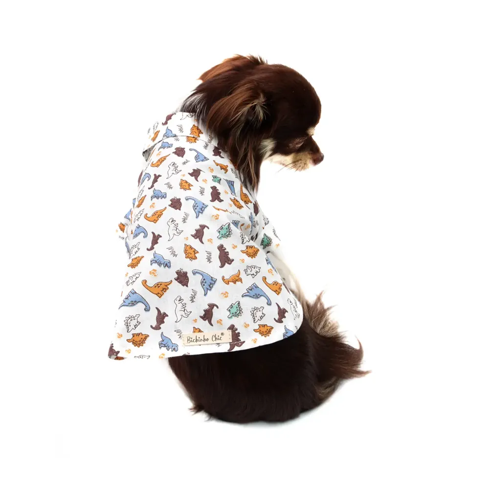 Camisa Dinossauro Bichinho Chic Bege — foto 4