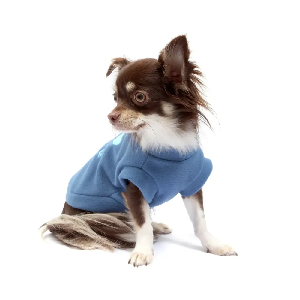 Camiseta Eat Play Love Azul Bichinho Chic — foto 4