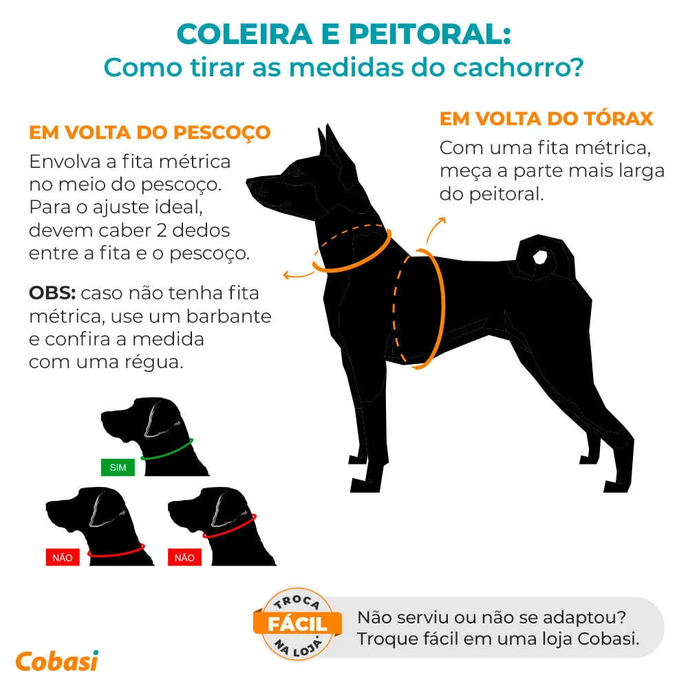 Coleira Cães Nylon Signature Doco Roxa — foto 4