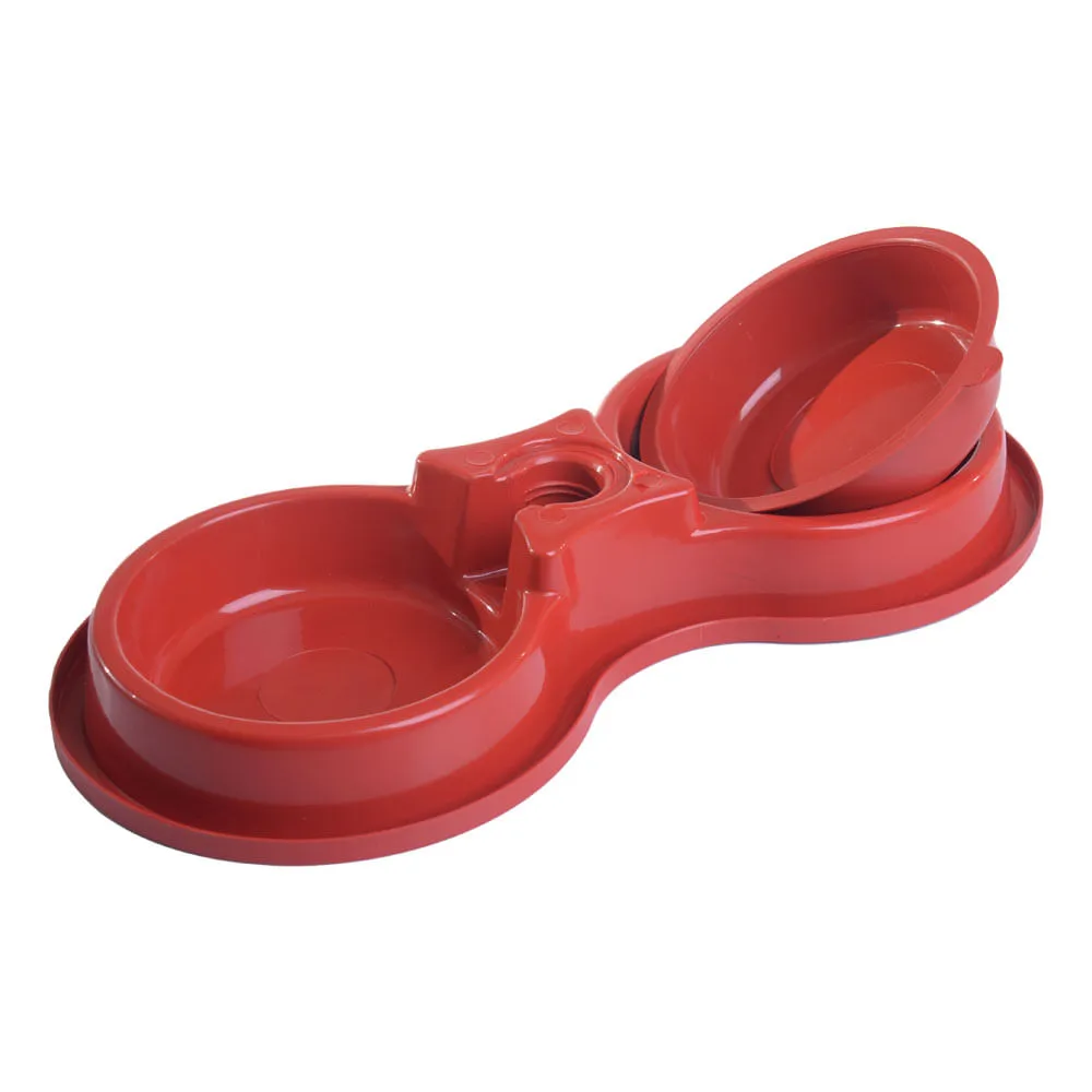 Comedouro e Bebedouro Garrafa Pet Vermelho Alvorada — foto 2