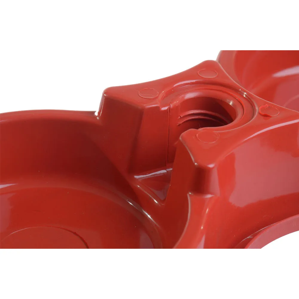 Comedouro e Bebedouro Garrafa Pet Vermelho Alvorada — foto 3