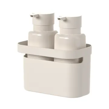 Conjunto Dispensers e Organizador Flow Bege Ou