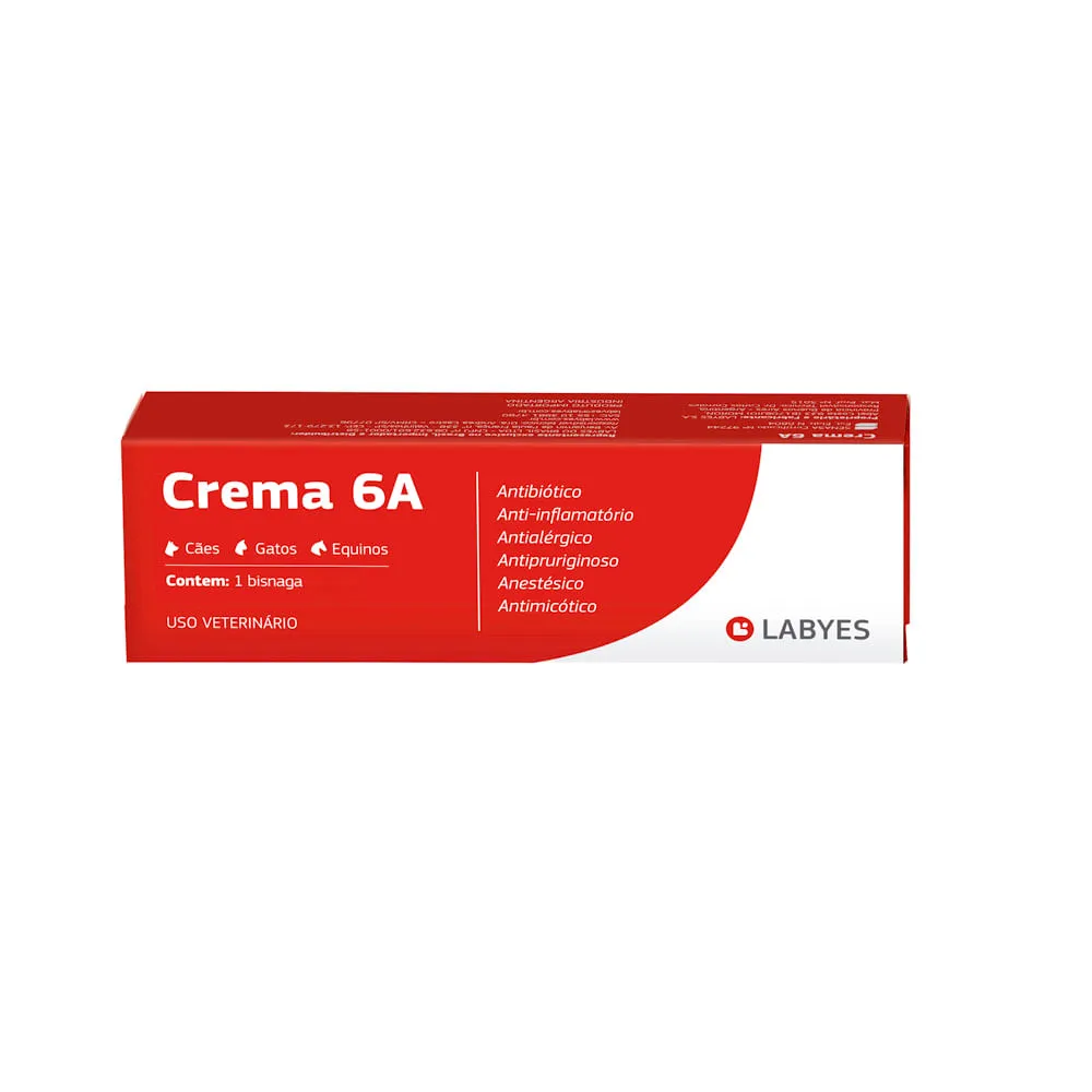 Crema 6A Pomada Dermatológica para Cães e Gatos — foto 2