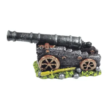 Enfeite para Aquário Canhão Naval Aquária