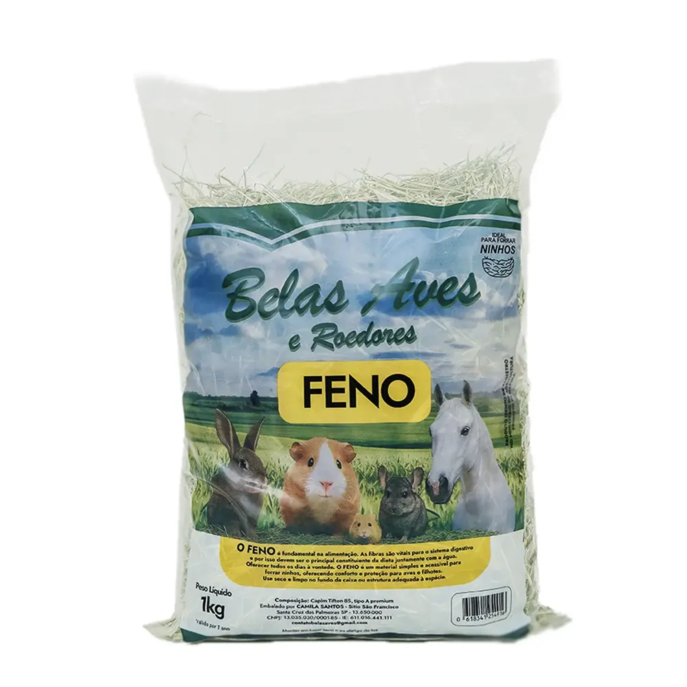 Feno Premium Belas Aves e Roedores — foto 3