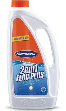Floc Plus 2 em 1 Hidroazul para Piscina