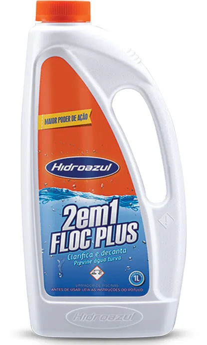 Floc Plus 2 em 1 Hidroazul para Piscina
