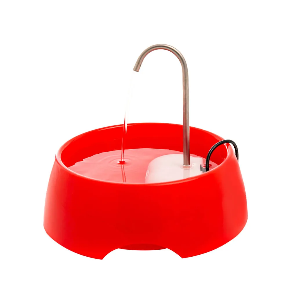 Fonte Bebedouro Aqua Mini Amicus Bivolt Vermelha — foto 2