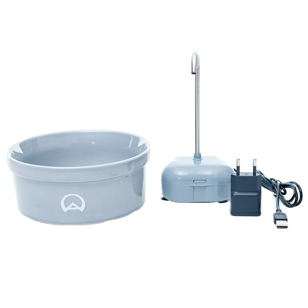 Fonte Bebedouro e Purificador Aqua Porcelain Amicus Bivolt Cinza — foto 3